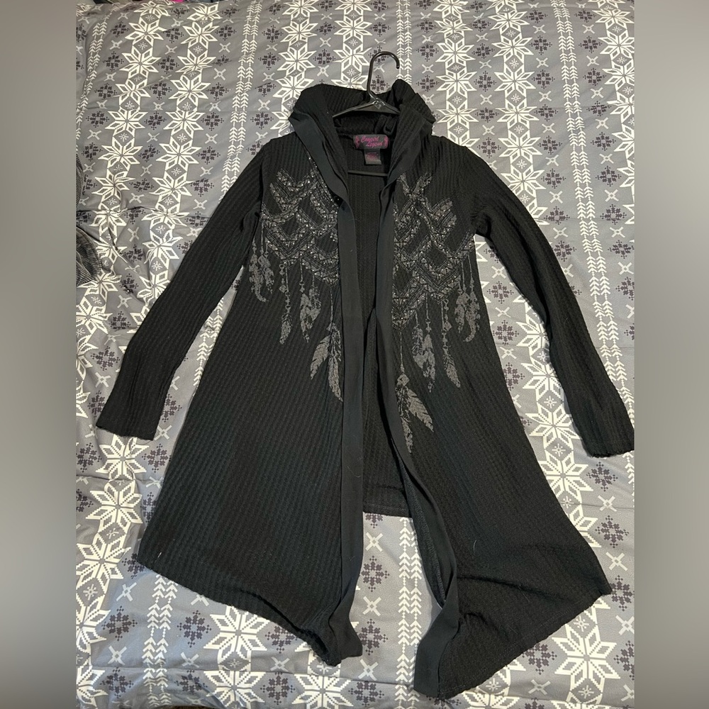 Black Embellished Women's Top